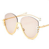 Women's Luxury Round Pearl Pilot Modis Sunglasses