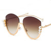 Women's Luxury Round Pearl Pilot Modis Sunglasses