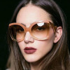 Women’s Fashion Big Frame Gradient Sunglasses