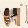 Women Buckle Cut-Out Platform Sandals
