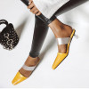 Women Crocodile Pattern Low Heels Slippers