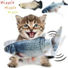Realistic Moving Fish Pet Cat Toy Electric Wagging Fish Interactive Chew Bite Supplies for Cat