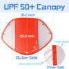MAMBOBABY BABY FLOAT WITH CANOPY