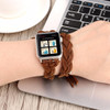 Leather Weave Wrap Apple Watch Band