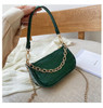 Fashion Crocodile Pattern Baguette bags MINI PU Leather Shoulder Bags For Women 2020 Chain Design Luxury Hand Bag Female Travel Fashion Crocodile Pattern Baguette bags MINI PU Leather Shoulder Bags For Women 2020 Chain Design Luxury Hand Bag Female Travel