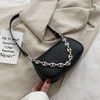 Fashion Crocodile Pattern Baguette bags MINI PU Leather Shoulder Bags For Women 2020 Chain Design Luxury Hand Bag Female Travel Fashion Crocodile Pattern Baguette bags MINI PU Leather Shoulder Bags For Women 2020 Chain Design Luxury Hand Bag Female Travel