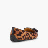 Women Fashion Leopard Tassel Bow Loafers
