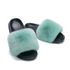 Women Fur Slides Fashion Simple Outdoor Slippers