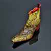 Men’s Fashion Luxury Snakeskin Zipper Ankle Boots