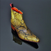 Men’s Fashion Luxury Snakeskin Zipper Ankle Boots