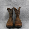 Classic Men's Handmade Carved Cowboy Boots