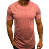Men's Round Neck Slim Fit Print Short Sleeve T-Shirt