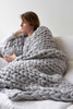 Handmade Chunky Knit Blanket