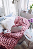 Handmade Chunky Knit Blanket