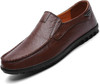 Go Tour Men’s Casual Leather Fashion Slip-on Loafers Shoes