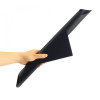 40*30cm 2pc Nonstick Heat Resistant  BBQ Grill Mat Reusable Teflon Cooking Baking Pad Heat Resistance Black)