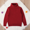 Unisex Turtleneck Solid Cotton Sweaters