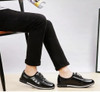 Men's Leather Shoe | Men Breathable Casual Lace-up Bussiness Shoe