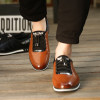 Men's Leather Shoe | Men Breathable Casual Lace-up Bussiness Shoe