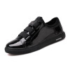 Men's winter leather shoes new plus velvet trend shoes