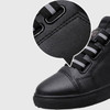 Men's winter leather shoes new plus velvet trend shoes