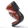Men Stylish Metal Decoration Lace Up Business Formal Dress Shoes