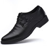 Men Stylish Metal Decoration Lace Up Business Formal Dress Shoes