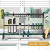 BASSTOP Over The Sink Dish Drying Rack, 2-Tier Dish Rack