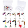PLUSINNO Fishing Lures for Bass Spinner Lures