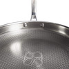 Stainless Steel Frying Pan 11" In Honeycomb Stainless Steel Frying Pan 11" In Honeycomb