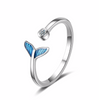 Mermaid Tail Adjustable  Ring