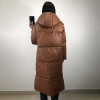 Women's Leather Parkas Jacket