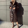 Women's Leather Parkas Jackets