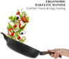 Nonstick Skillet,Deep Frying Pan with Glass Lid