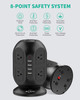 AiJoy Surge Protector Power Strip Tower 8 AC Outlet 3.1A 4 USB