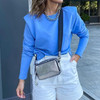 Women Autumn Winter Long sleeve Ruffled Sweatshirts Casual Solid Color O Neck Pullovers Tops Ladies Fitted Fleece Sweatshirts