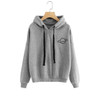 Women Hoodies Planet Print Casual Solid Loose Drawstring Hoodie