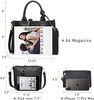 Women Vegan Leather Handbags Fashion Satchel Bags