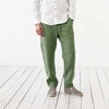 Loose-fit linen pants for men