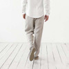 Loose-fit linen pants for men
