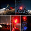 Super Bright Front Headlight and Rear LED Bicycle Light, 5 Light Modes.