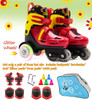 Roller Skates for Kids Girls with Adjustable Size