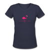 Flamingo Life Womens V Neck