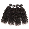 "Treasure 2" Brazilian Curly Hair 13x4 Lace Frontal Closure With 4 Bundles
