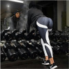 Mesh Pattern Print Elastic fitness Leggings For Women Sporting Workout And Yoga- Yellow