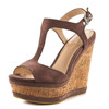 Peep Toe High Heel Platform Shoes | Wedge Heel Sandals