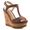 Peep Toe High Heel Platform Shoes | Wedge Heel Sandals