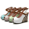 Slingback Wedge High Heel Sandals | Peep Toe Platform Shoes Slingback Wedge High Heel Sandals | Peep Toe Platform Shoes