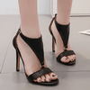 Gladiator High Heel Shoes | Peep Toe Sandals
