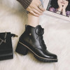 Thick Heel Ankle Boots | Women's Platform Boots